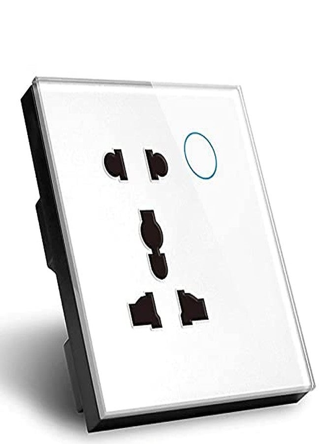 Protium WiFi Smart Wall Socket Compatible with Alexa, Google Home, and Smart Life App (5 Hole, Type D, White) - Image 1